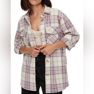 ONLY Valentina Plaid Shacket